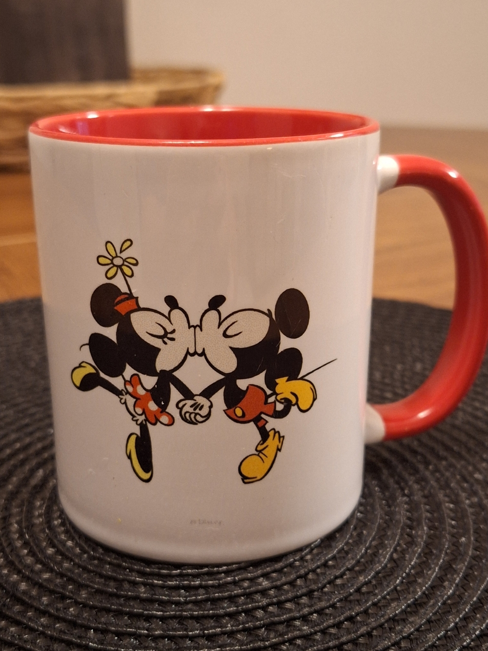 Disney Mickey & Minnie Red-Accent Ceramic Mug